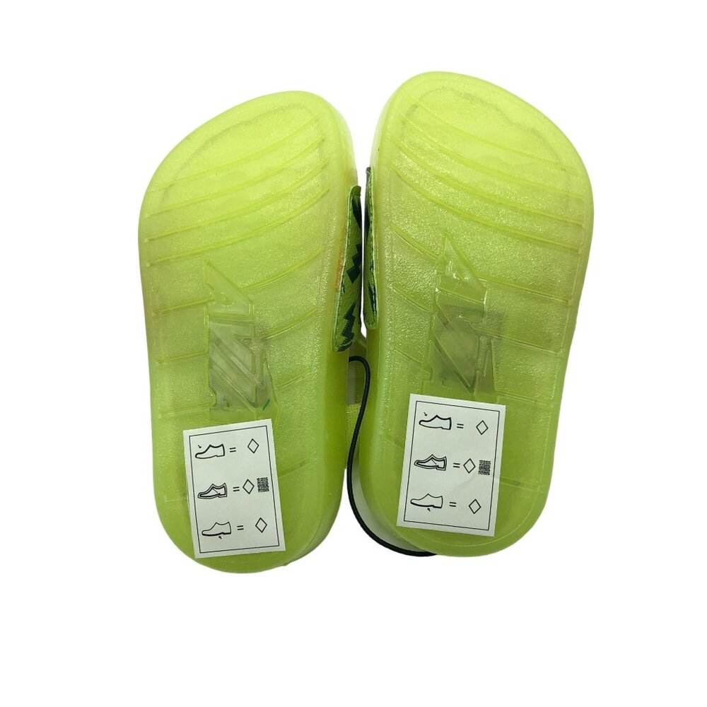 Avia Boys Avi Light-Up Sandals Rubber Slingback Lightning Green 10 - Picture 3 of 4